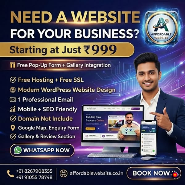 ₹999 Me Professional Website Kaise Banwaye? (Step-by-Step Guide 2026)
