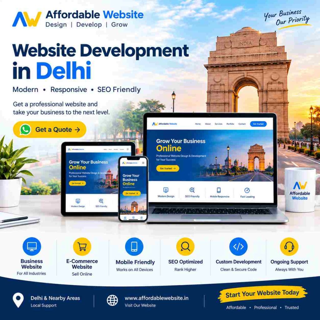 Website Development in Delhi – Professional Website Design for Your Business